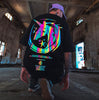Unisex Unicorn Reflective Print Casual T Shirt Oversize Shirts Short Sleeves Couple Clothes