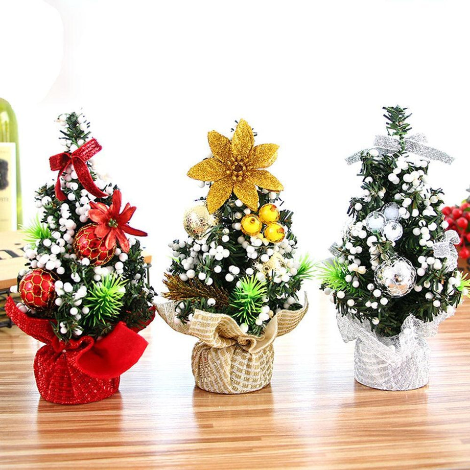 Merry Christmas Tree Bedroom Desk Decoration Toy Doll  Christmas Decorations