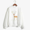 Fashion Christmas Sweater Black Long Sleeve Women Ladies Femme Harajuku Female Clothes Plus Size Winter New Year Pullover