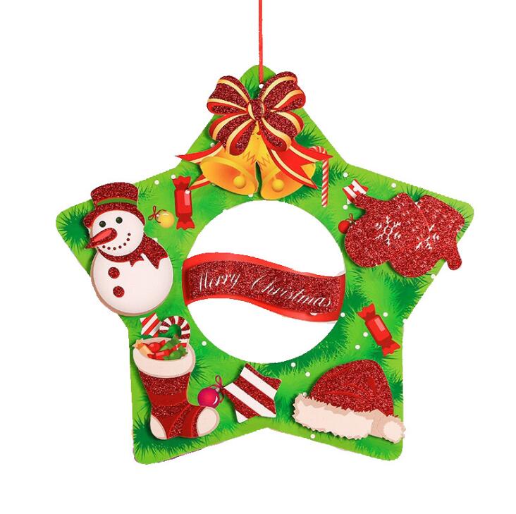 Christmas 3D Paper garland Decoration Christmas Decor Christmas Snowman