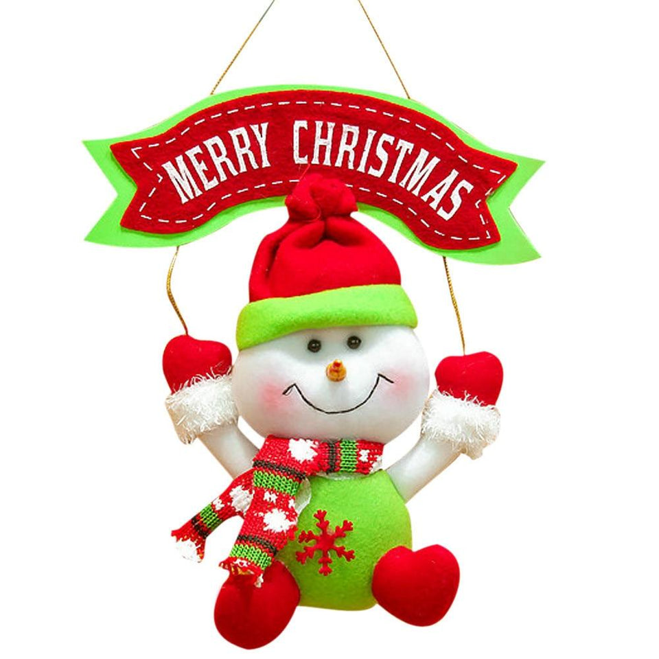 Christmas Decorations For Home Xmas Snowman Ornaments Party Christmas Tree Decor Lovely Christmas Snowman Hanging Navidad 2019