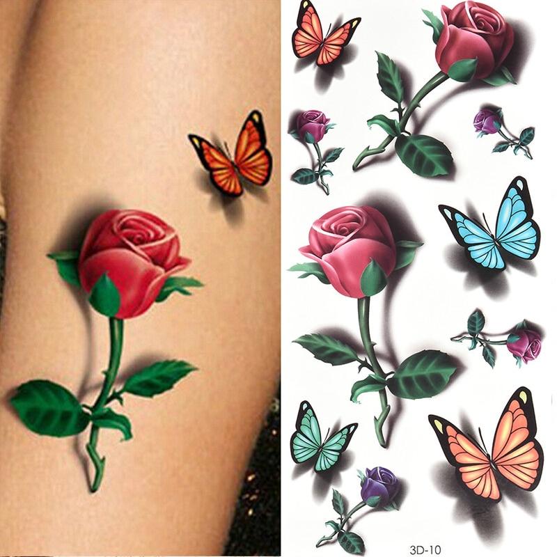 Waterproof Temporary 3D Tattoo Stickers