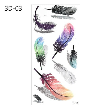 Waterproof Temporary 3D Tattoo Stickers
