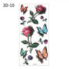Waterproof Temporary 3D Tattoo Stickers