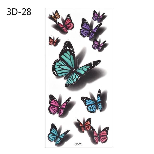 Waterproof Temporary 3D Tattoo Stickers