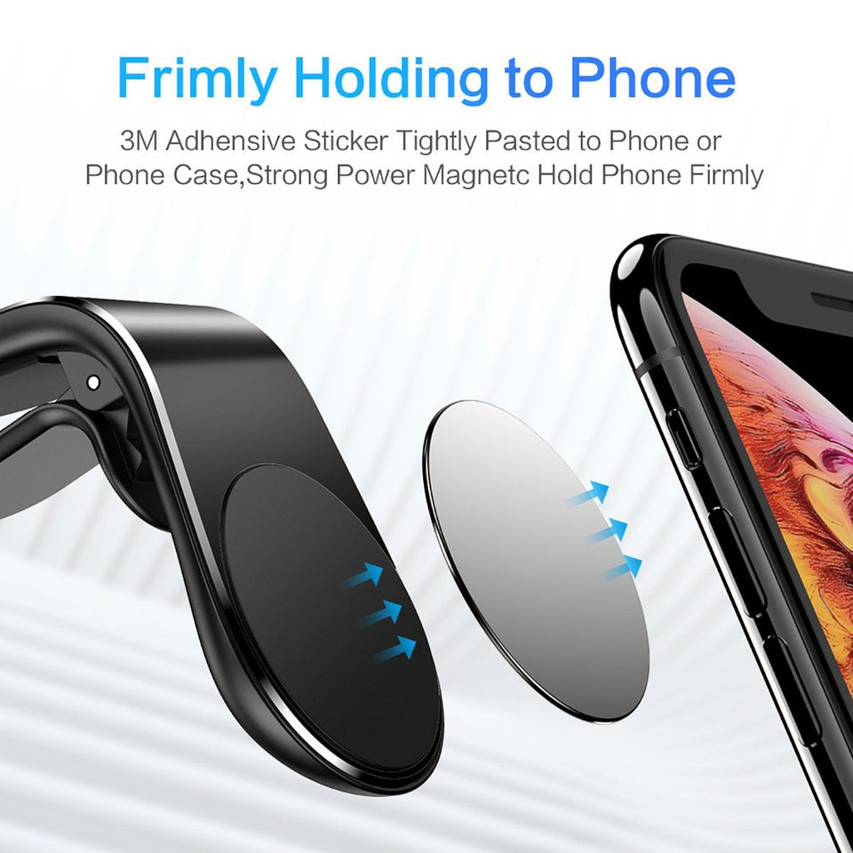 Minimalist Magnetic Car Phone Holder