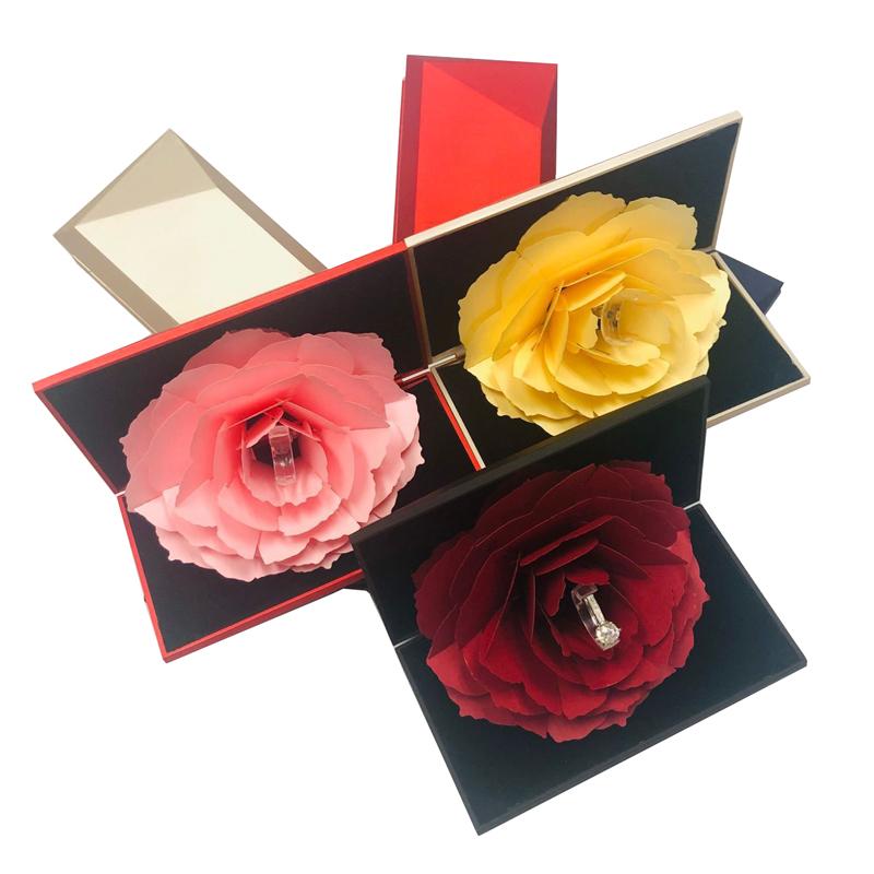 Red Rose Ring Box