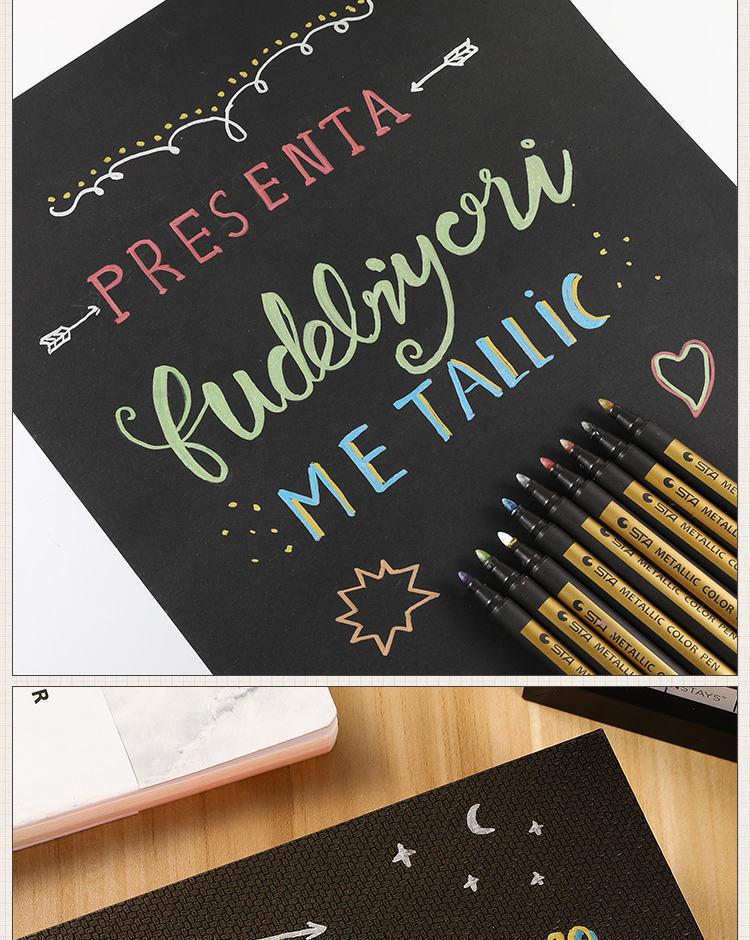 Metallic Brush Pens