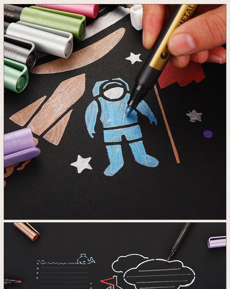 Metallic Brush Pens