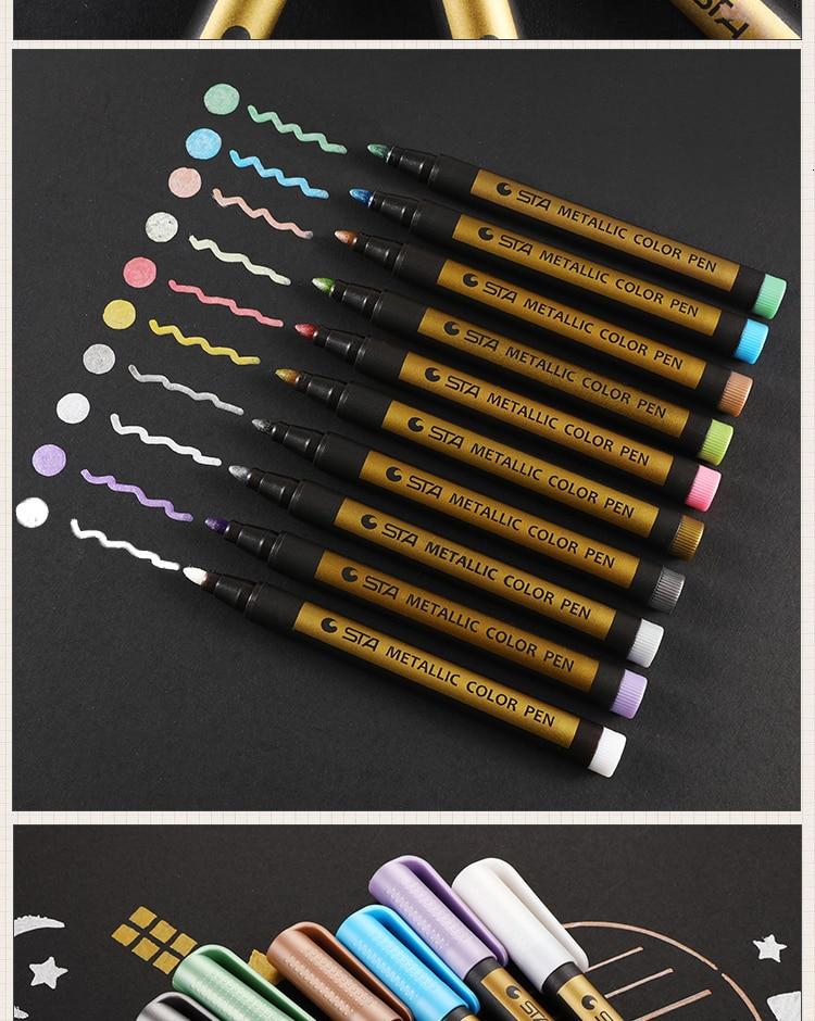 Metallic Brush Pens