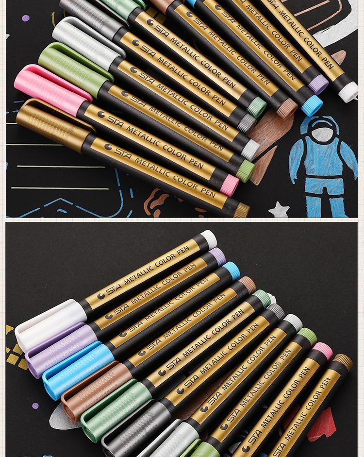 Metallic Brush Pens