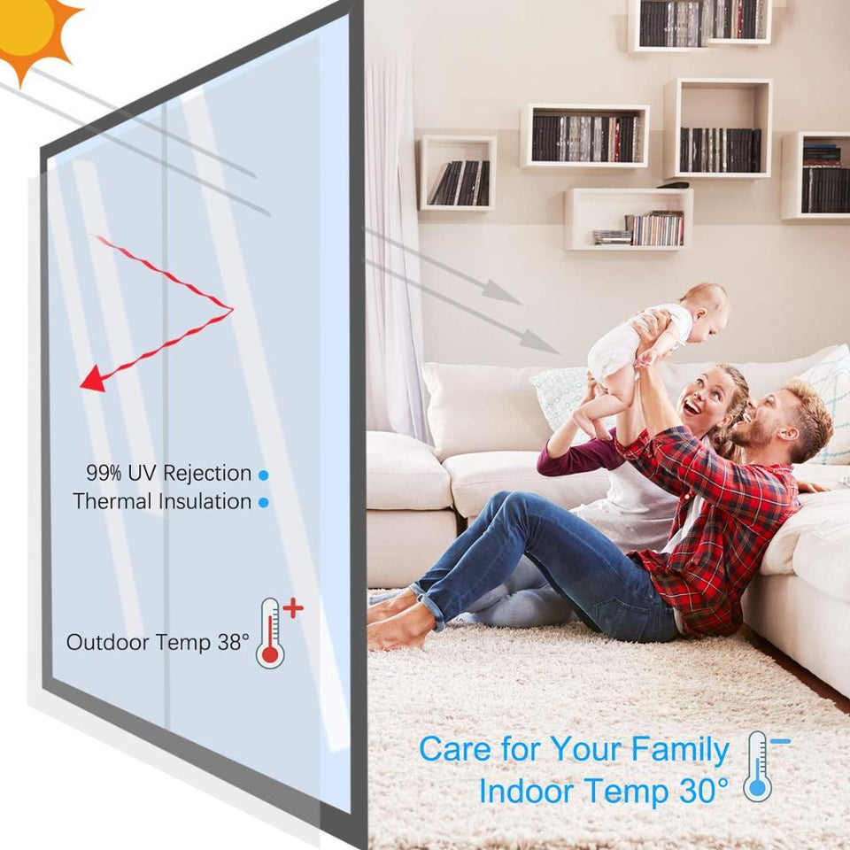 Anti-glare anti-peeping heat insulation film