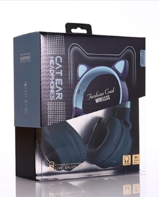 Wireless Cat Ear Headphones Bluetooth Headset