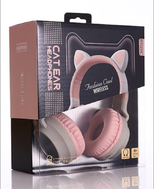 Wireless Cat Ear Headphones Bluetooth Headset