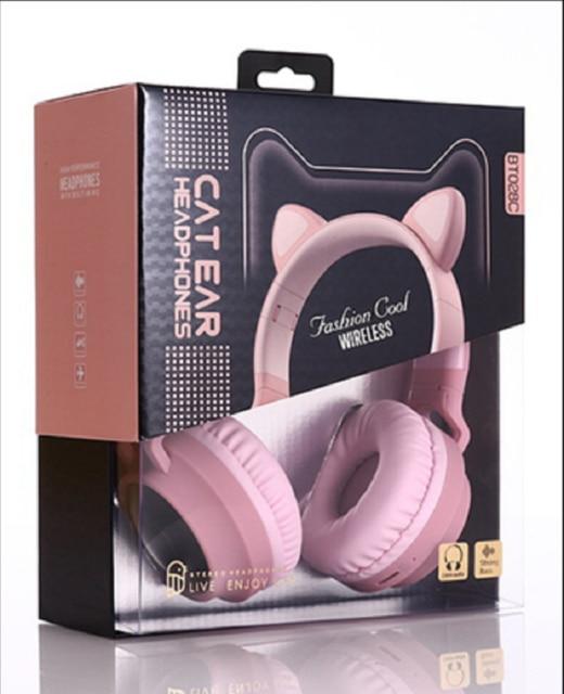 Wireless Cat Ear Headphones Bluetooth Headset