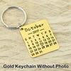 Personalized Calendar Keychain
