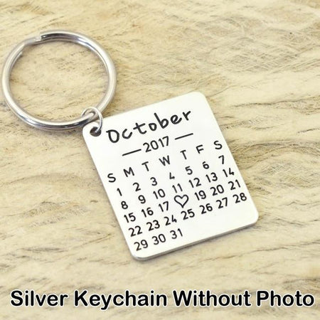 Personalized Calendar Keychain