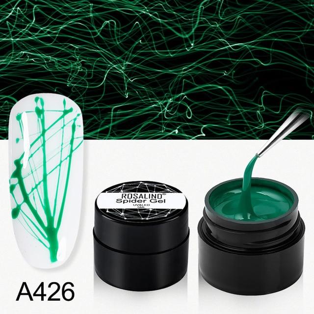 Glow in the Dark Spider Nail Gel 3PCS
