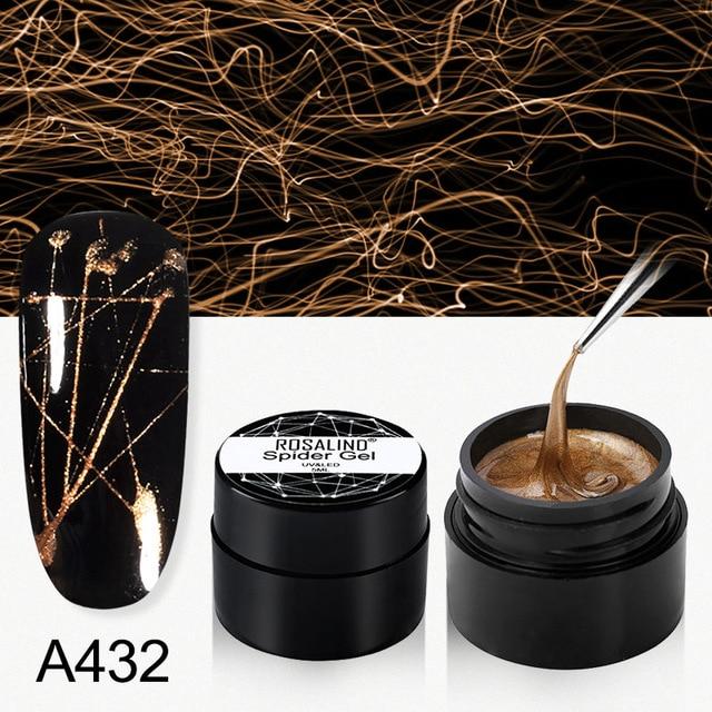 Glow in the Dark Spider Nail Gel 3PCS