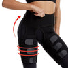 Women High Waist Thigh Trimmer Neoprene Sweat Shapewear Slimming Leg Body Shapers Adjustable Waist Trainer Slimming Belt