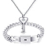 Love Lock Your Heart Bracelet Set