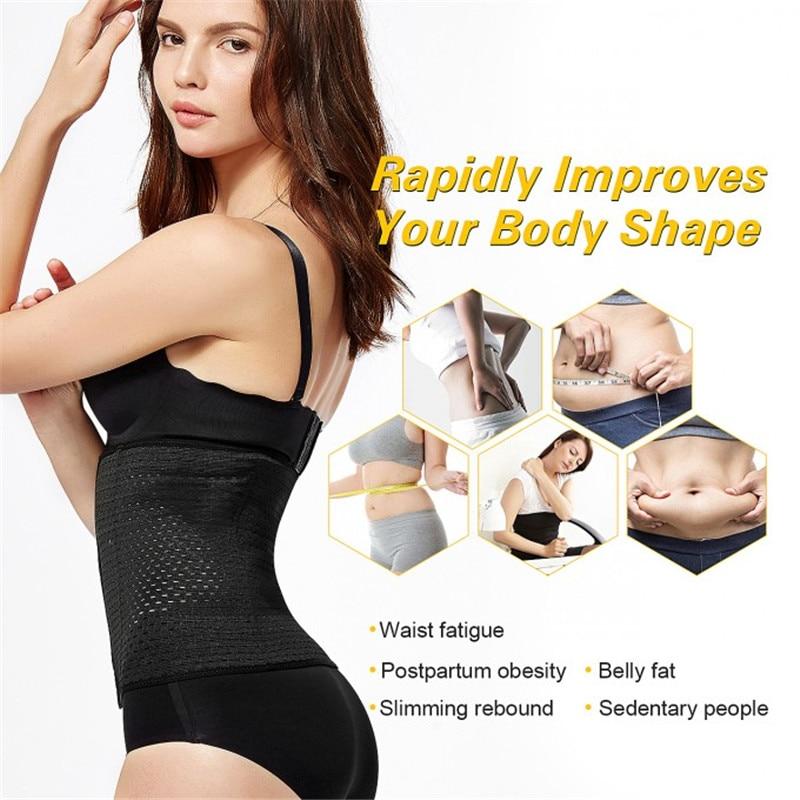 Waist Trainer Belt Corsets Steel Boned Body Shaper Women Postpartum Band Sexy Bustiers Corsage Modeling Strap cinta modeladora