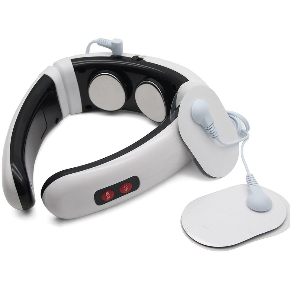 Aptoco Electric Pulse Back and Neck Massager Far Infrared Pain Relief Tool Health Care Relaxation
