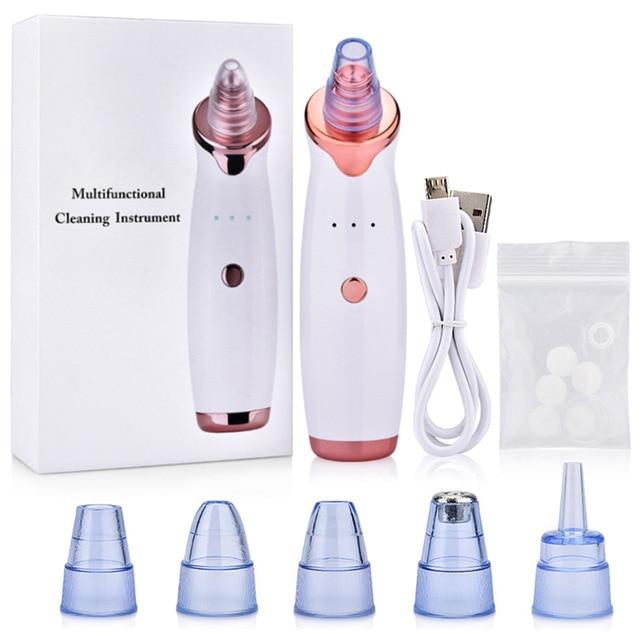 Blackhead Remover Face Deep Nose Cleaner T Zone Pore Acne Pimple Removal Vacuum Suction Facial Diamond Beauty Clean Skin Tools