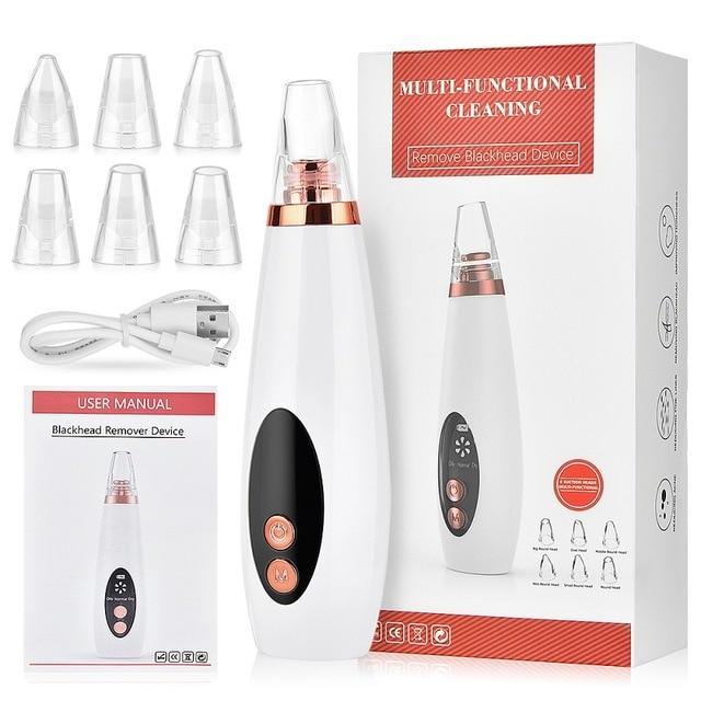 Blackhead Remover Face Deep Nose Cleaner T Zone Pore Acne Pimple Removal Vacuum Suction Facial Diamond Beauty Clean Skin Tools