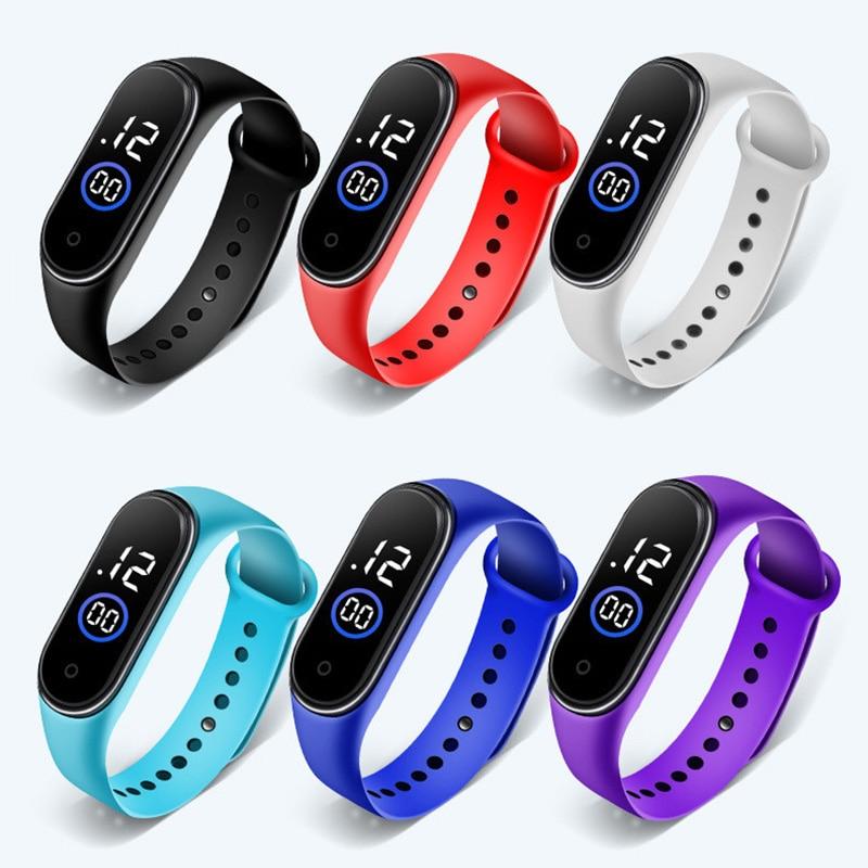 Waterproof Children Boys Girls Digital LED Quartz Alarm Date Sports Wrist Watch New Arrival Freeshipping Hot Sales Sport Watches
