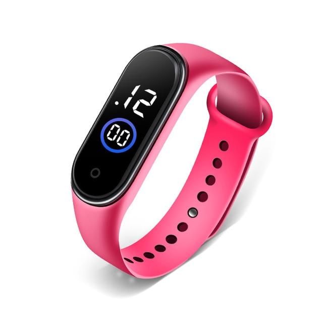 Waterproof Children Boys Girls Digital LED Quartz Alarm Date Sports Wrist Watch New Arrival Freeshipping Hot Sales Sport Watches