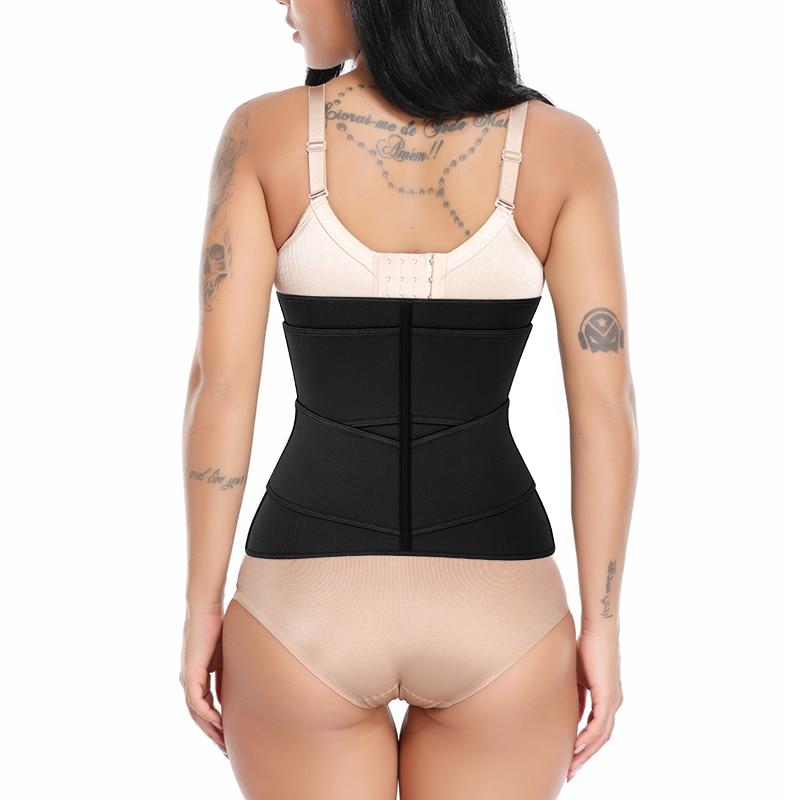 Faja Shapewear Neoprene Sauna Waist Trainer Corset Sweat Belt for Women Weight Loss Compression Trimmer Workout Fitness