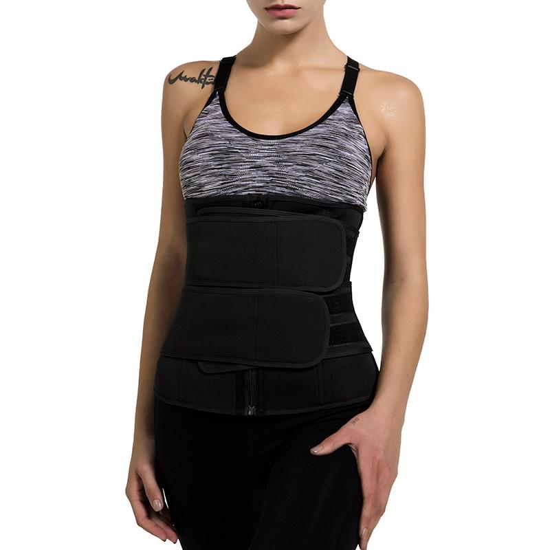 Faja Shapewear Neoprene Sauna Waist Trainer Corset Sweat Belt for Women Weight Loss Compression Trimmer Workout Fitness