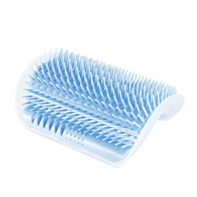 Pet Products For Cats Brush Corner Cat Massage Self Groomer Comb Brush With Catnip Cat rubs the face a tickling comb