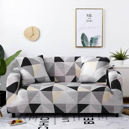 Stretch Slipcovers Sectional Elastic Stretch Sofa Cover for Living Room Couch Cover L shape Armchair Cover Single/Two/Three seat