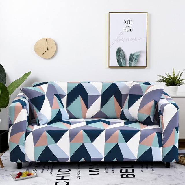 Stretch Slipcovers Sectional Elastic Stretch Sofa Cover for Living Room Couch Cover L shape Armchair Cover Single/Two/Three seat