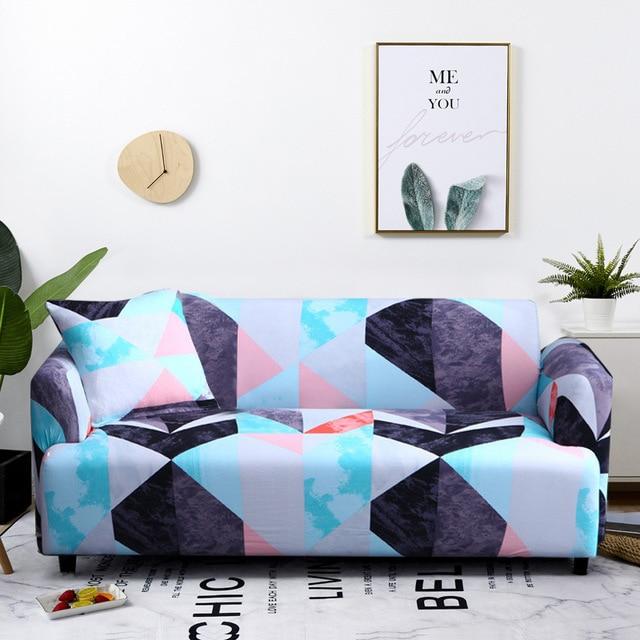 Stretch Slipcovers Sectional Elastic Stretch Sofa Cover for Living Room Couch Cover L shape Armchair Cover Single/Two/Three seat