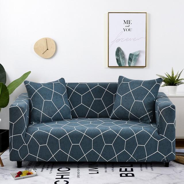 Stretch Slipcovers Sectional Elastic Stretch Sofa Cover for Living Room Couch Cover L shape Armchair Cover Single/Two/Three seat