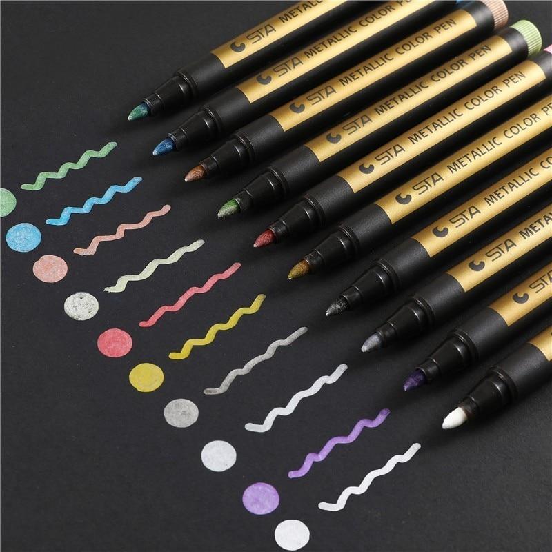 Metallic Brush Pens