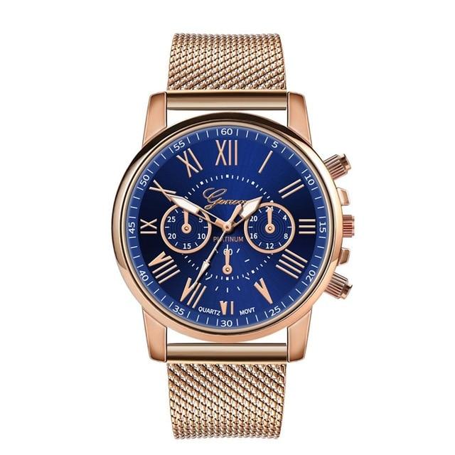 Men Women Leather Strap Line Analog Quartz Ladies Wrist Watches Fashion Watch Women's Watches Brand Luxury Watch