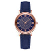 Men Women Leather Strap Line Analog Quartz Ladies Wrist Watches Fashion Watch Women's Watches Brand Luxury Watch