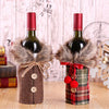 Santa Claus Christmas Wine Bottle Cover  Xmas Ornaments Gifts, New Year 2021