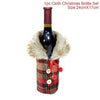 Santa Claus Christmas Wine Bottle Cover  Xmas Ornaments Gifts, New Year 2021