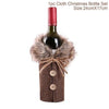 Santa Claus Christmas Wine Bottle Cover  Xmas Ornaments Gifts, New Year 2021