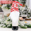 Santa Claus Christmas Wine Bottle Cover  Xmas Ornaments Gifts, New Year 2021