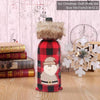 Santa Claus Christmas Wine Bottle Cover  Xmas Ornaments Gifts, New Year 2021