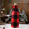 Santa Claus Christmas Wine Bottle Cover  Xmas Ornaments Gifts, New Year 2021