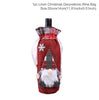 Santa Claus Christmas Wine Bottle Cover  Xmas Ornaments Gifts, New Year 2021