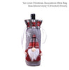 Santa Claus Christmas Wine Bottle Cover  Xmas Ornaments Gifts, New Year 2021