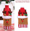 Santa Claus Christmas Wine Bottle Cover  Xmas Ornaments Gifts, New Year 2021